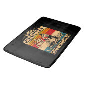 Cool Grandpas rides Snowmobies Snowmobile Snowmob Badmat (Gekanteld)