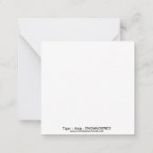 Cool graphic bigcat - TIJGER - Dierenvriend - Notitiekaartje (Achterkant)