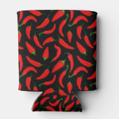 Cool Graphic Print Red Chili Pepper Blikjeskoeler (Achterkant)