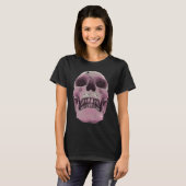 Cool Graphic Skull  Death Skeleton Goth Halloween  T-shirt (Voorkant volledig)
