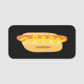 Cool Grappig Hot Dog Novelty Custom Naamplaatje (Voorkant)