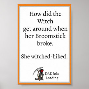 Cool Grappig Papa Joke Design Poster