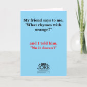 Cool Grappig Papa Joke Kaart (Voorkant)