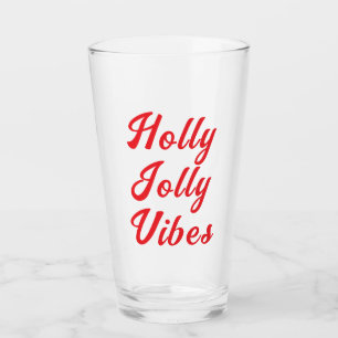 Cool Grappig Stijlvol Modern Vrolijk Kerstbier Glas