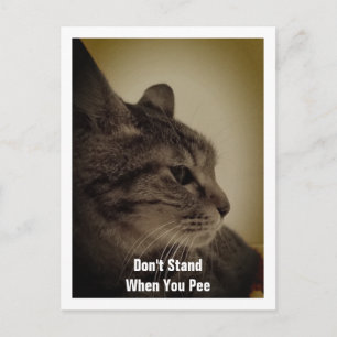 Cool & Grappig Toilet Plakkaat Postkaart