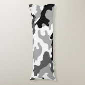 Cool Gray Camo Body Pillow Lichaamskussen (Voorkant Verticaal)