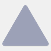Cool Gray Triangle Sticker (Voorkant)