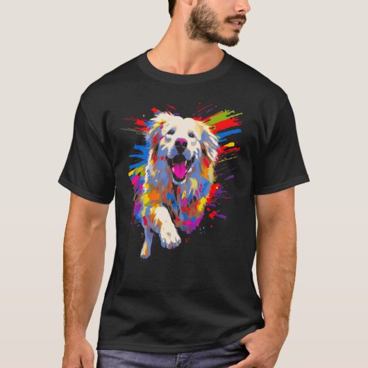 Cool Great Pyrenees Dog T-shirt (Voorkant)