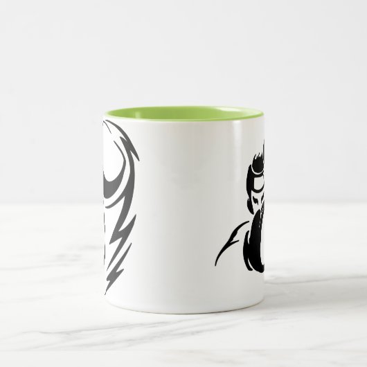 Cool Green Boxer Tweekleurige Koffiemok (Center)