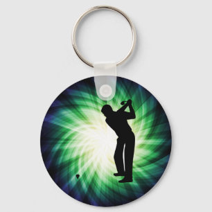 Cool Green Golf Sleutelhanger