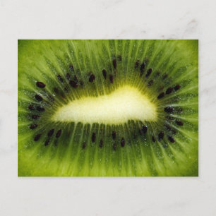 Cool Green Kiwi Fruit Briefkaart