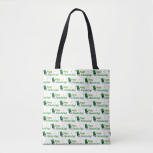 Cool Green Petten Happy St. Patrick's Day Draagtas