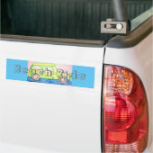Cool Green Voiture promenade Bumper Sticker (Sur camion)