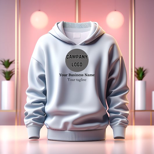 Cool Grey Zakelijk Sweatshirt Merk logo Op Terug