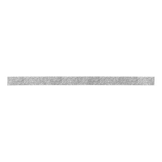 Cool grijs en wit accenten glitter patroon lint (Voorkant)