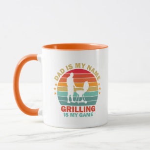 Cool Grill Dad woordkunst Mok