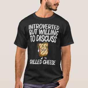 Cool Grilled Cheese Art voor mannen Sandwich Bre T-shirt