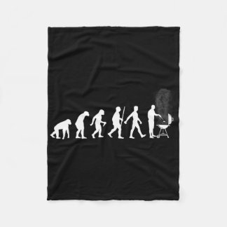 Cool Grilling For Men Women Bbq Grill Byrbeque Mea Fleece Deken