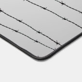 Cool gris blanc noir barbelé motif Monogramme (Coin)