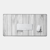 Cool gris imprimé bois de bambou Monogramme (Clavier et souris)