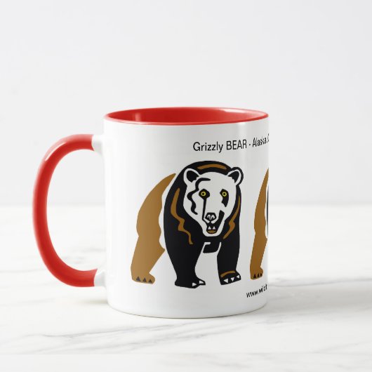 Cool GRIZZLY BEER-Conservation - Ecologie - Mok (Links)