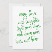 Cool groene glitters St. Patrick's Day-feest Kaart (Voorkant)