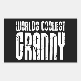 Cool Grootmoeders Grannies: Werelden Coolest Grann Rechthoekige Sticker
