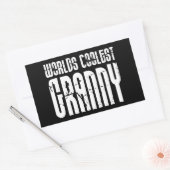Cool Grootmoeders Grannies: Werelden Coolest Grann Rechthoekige Sticker (Envelop)