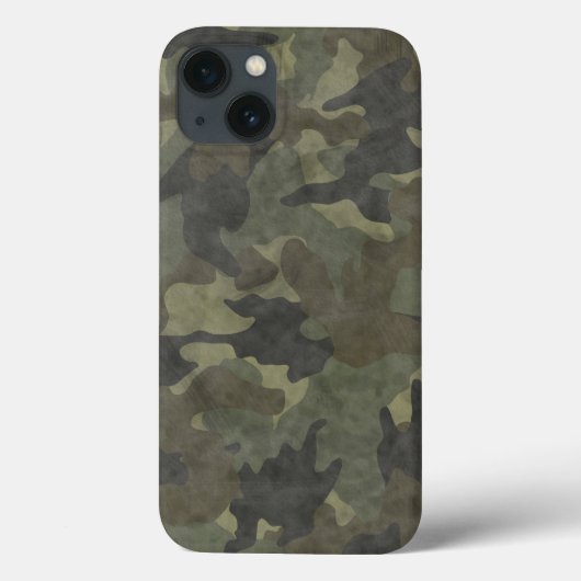 Cool Grunge Khaki Camo Pattern Case-Mate iPhone Case (Achterkant)