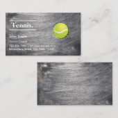 Cool Grunge Metal Texture Tennis Visitekaartje (Voorkant / Achterkant)