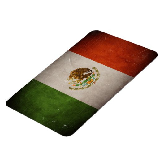 Cool Grunge Mexicaanse vlag Magneet (Linkerzijde)