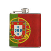 Cool Grunge Portugal Flag Bandeira de Portugal Heupfles (Voorkant)
