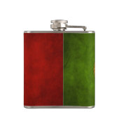 Cool Grunge Portugal Flag Bandeira de Portugal Heupfles (Achterkant)