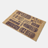 Cool Grunge  Tiki Set Deurmat (Schuin)