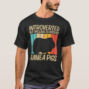 Cool Guinee Pig Voor Mannen Vrouwen Cavy Pet Knaag T-shirt
