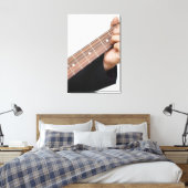 Cool Guitar Canvas Afdruk (Insitu (Slaapkamer))