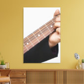 Cool Guitar Canvas Afdruk (Insitu (Woonkamer))