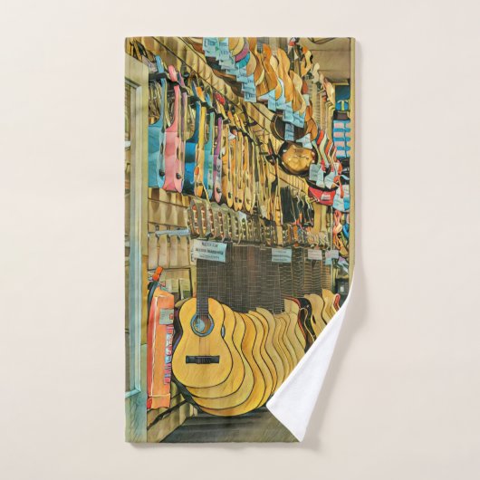 Cool guitarist gifts (Serviette à main)