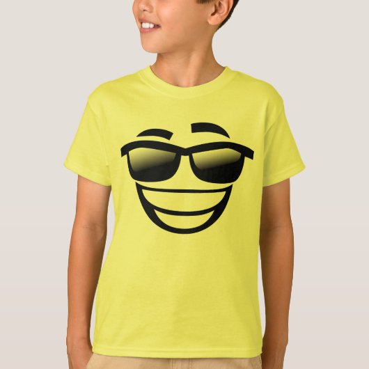 Cool guy emoji t-shirt (Voorkant)