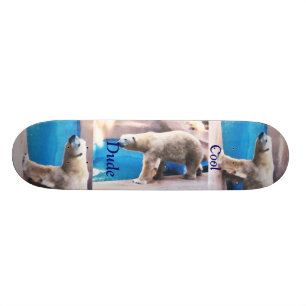 Cool Guy Polar Beer Boar Skateboard