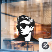 Cool Guy Raamsticker (Cafe Raam)