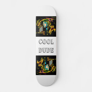 Cool guy skateboard