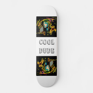 Cool guy skateboard