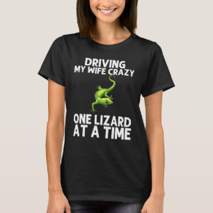 Cool hagedis voor mannen vader gekko groene reptie t-shirt