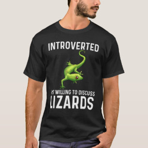 Cool hagedis voor mannen vrouwen gekko groene rept t-shirt