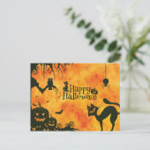 Cool Halloween Briefkaart (Staand voorkant)