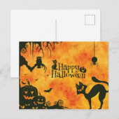 Cool Halloween Briefkaart (Voorkant / Achterkant)