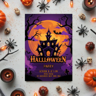 Cool Halloween Party Kaart