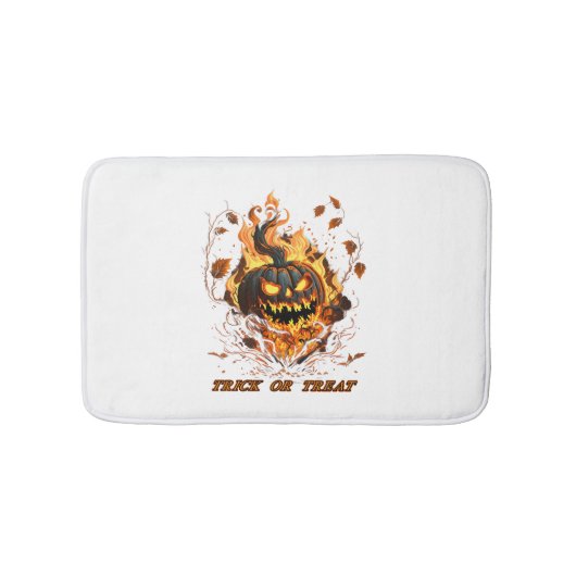 Cool Halloween Pumpkin Halloween Feest Badmat (Voorkant)