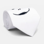 Cool Halloween Scary Face aanpassen Stropdas (Opgerold)